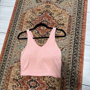 Bubblegum pink workout top